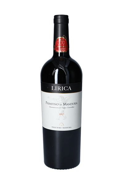 "LIRICA" PRIMITIVO DI MANDURIA DOC PRODUTTORI DI MANDURIA - červené víno - suché